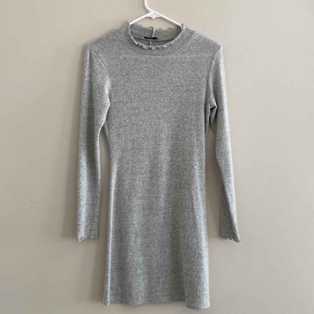 Acemi mock neck, long, sweater dress